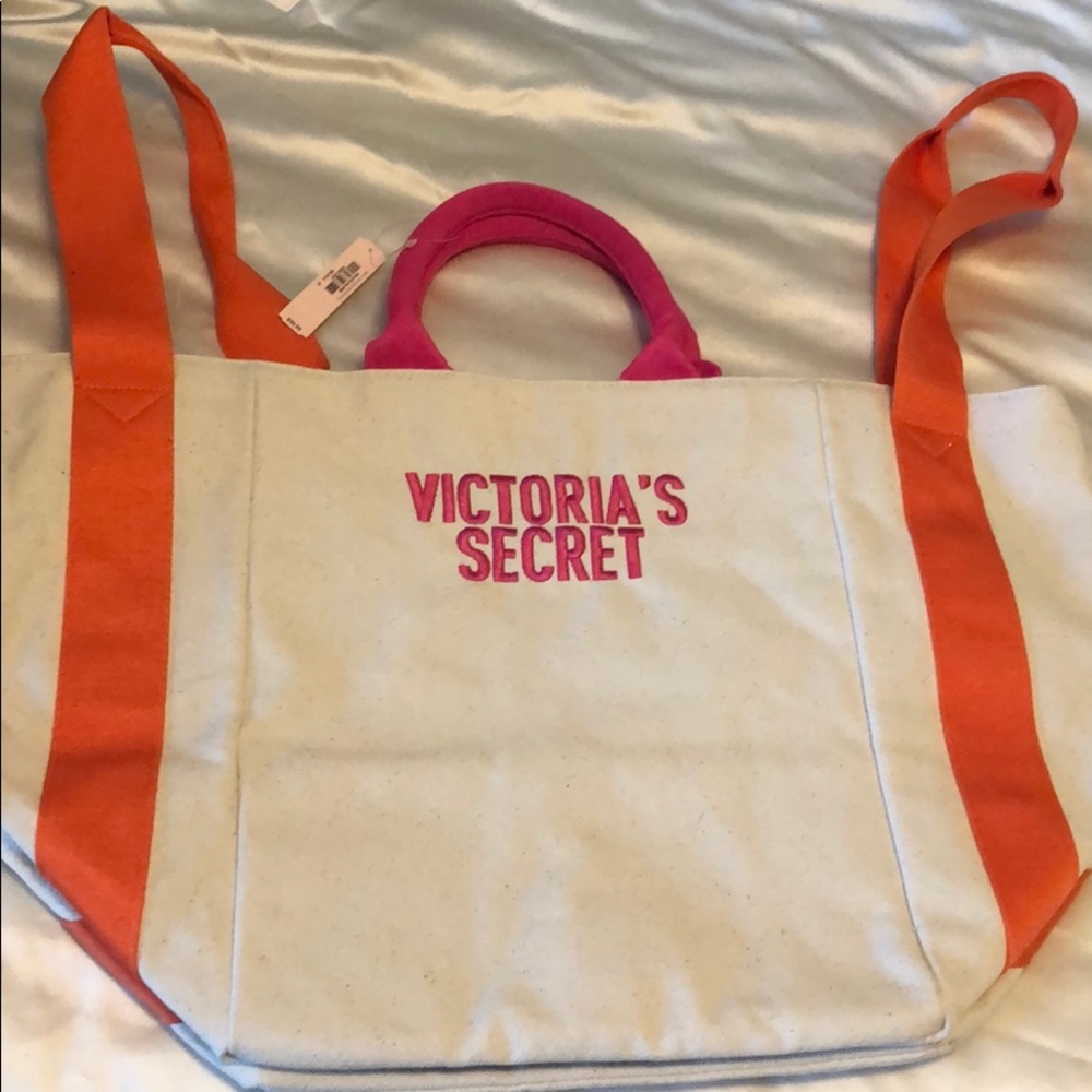 Brand New Victoria’s Secret Canvas Tote